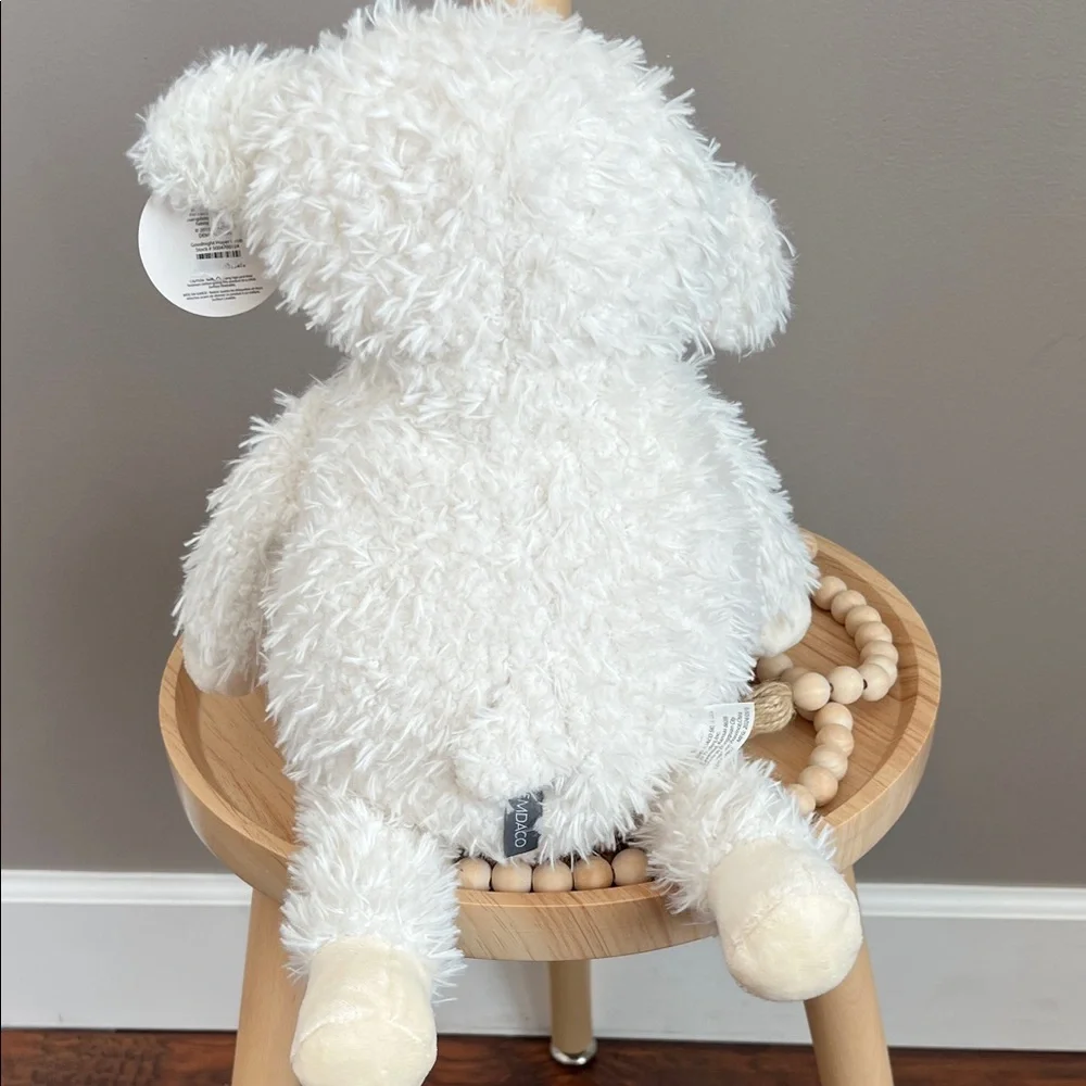 NWT Demdaco Cream Plush Lamb 